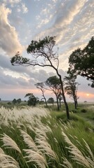 Obraz premium Natural Whispering Winds for mobile wallpaper