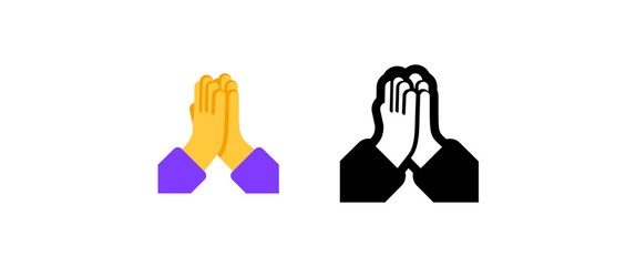 Obraz premium 🙏 Praying Hands Emoji3/3