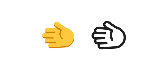 Obraz premium Raised Back of Hand 