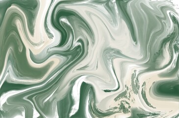 Stunning abstract marble texture with a dynamic blend of green and white. The calming swirl effect creates an elegant and modern backdrop.