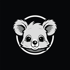 Cute koala cartoon illustration