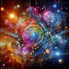 Obraz premium Advancing AI and IoT Integration: Revolutionizing Smart Technologies for Future Innovation 