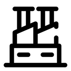 building dashed line icon