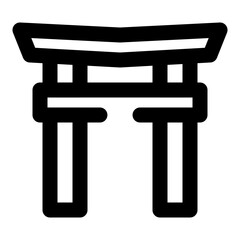 building dashed line icon