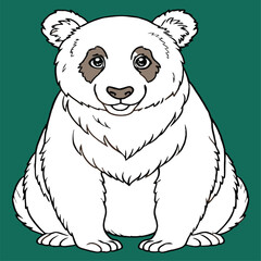 A vector T-Shirt design with panda theme