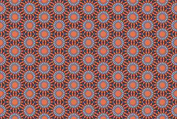 Seamless Digital Perspective Geometric Shape Interior Symmetric Decoration Art Texture Design Graphic Fabric Textile Endless Tile Wallpaper Cloth Background Template Luxury Fashion Visual Pattern.