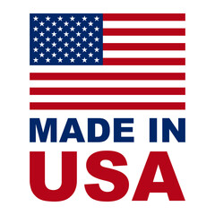 Made in the USA icons. Made in USA stamp