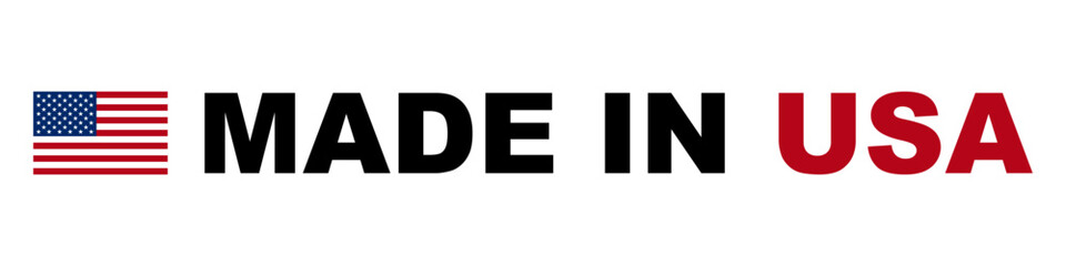 Made in the USA icons. Made in USA stamp