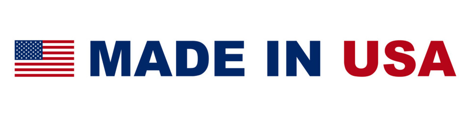 Made in the USA icons. Made in USA stamp