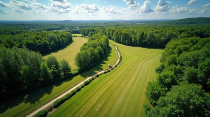 Obraz premium Detailed photo of Reserve Naturelle du Neouvielle in France, Europe, during midday with mild, sunny summer weather, captured from an elevated perspective.