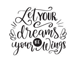 Set positive lettering collection