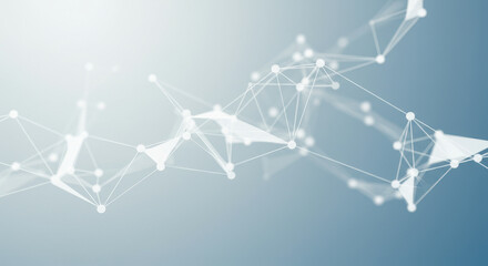 Abstract Network: Digital Connection, Data Visualization, Modern Technology, Science Background - 4K