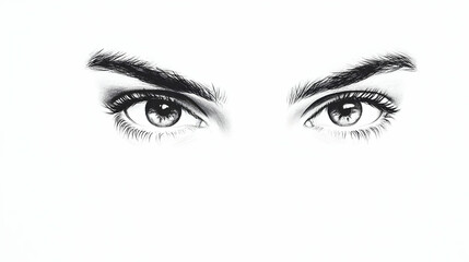 Fototapeta premium animation eyes drawing illustration