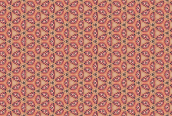 Seamless Graphic Geometric Interior Endless Background Wallpaper Tile Textile Digital Texture Fabric Cloth Fashion Template Design Decoration Luxury Art Symmetric Perspective Visual Shape Pattern.