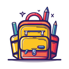 Fototapeta premium school supplies, back to school, about stationery, school