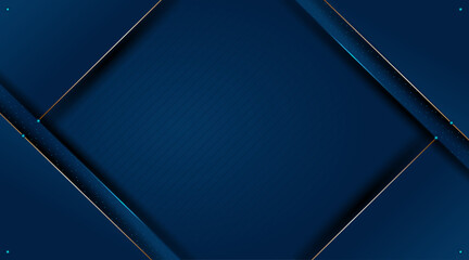 Presentation background with square shape | Creative design with line, light pattern for corporate, banner greeting, decoration, brochure, template | Abstract modern design with blue colour