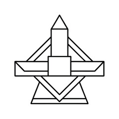 Vector star icon symbol illustration design