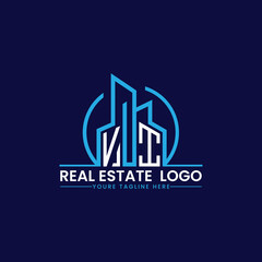 Fototapeta premium VI Real Estate and Construction Logo Design