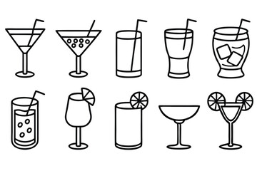 Old Fashioned Line Art Creative Design for Vintage Illustration  
