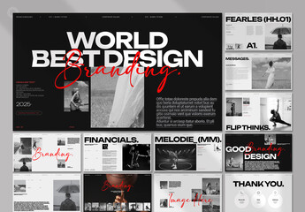 Branding Colorfull Portfolio DesignP resentation