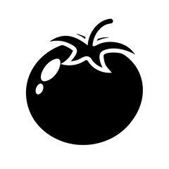 cherry tomato icon, cherry tomato line art - simple line art of cherry tomato, perfect for cherry tomato logos and icons