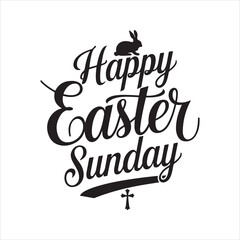 easter sunday silhouette vector art
