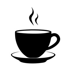 cup of coffee icon, cup of coffee line art - simple line art of cup of coffee, perfect for cup of coffee logos and icons