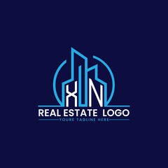 XN Real Estate and Construction Logo Design