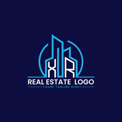 XR Real Estate and Construction Logo Design