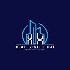 XX Real Estate and Construction Logo Design