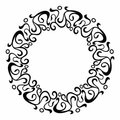 Collection of round vintage frames