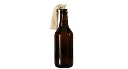 Isolated Molotov Cocktail on White Background