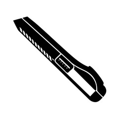 paper cutter icon, paper cutter line art - simple line art of paper cutter, perfect for paper cutter logos and icons