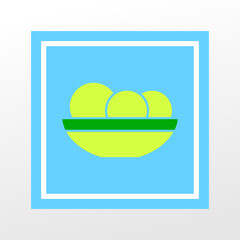 Nature green icon art, vector, illustration, and flat design.