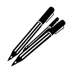 pen refills icon, pen refills line art - simple line art of pen refills, perfect for pen refills logos and icons