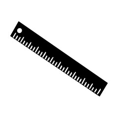 ruler icon, ruler line art - simple line art of ruler, perfect for ruler logos and icons