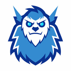 Fototapeta premium Thunder Yeti mascot logo