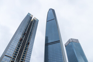 Landmark building of International Trade Center, Dongguan City, Guangdong Province, China