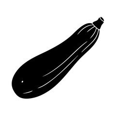 zucchini icon, zucchini line art - simple line art of zucchini, perfect for zucchini logos and icons