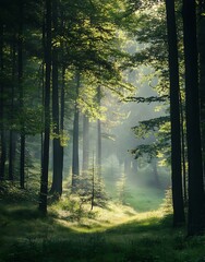 Sunlit Forest Path of excellence in splendor beyond compare with grace in style...........