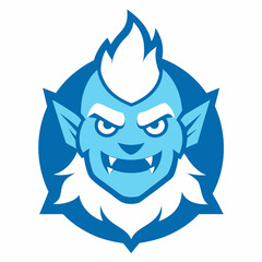 Frost Troll mascot logo


