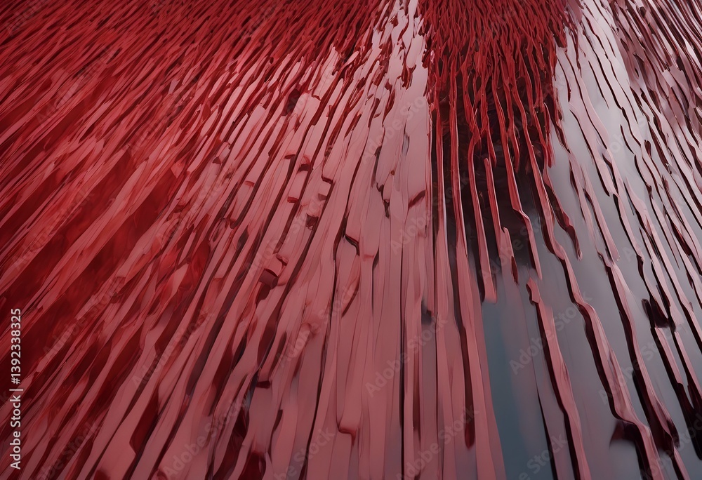 Aufkleber shot cladding red geometric space shadow public luxury new dropping features architecture design lin