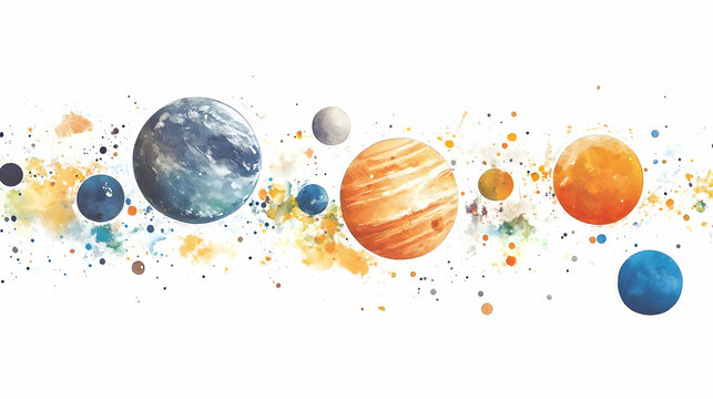 drawing of planets illustration