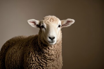 Obraz premium there is a sheep that is standing in a room