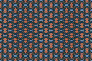 Seamless Graphic Geometric Interior Endless Background Wallpaper Tile Textile Digital Texture Fabric Cloth Fashion Template Design Decoration Luxury Art Symmetric Perspective Visual Shape Pattern.