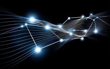 The concept of a smart global world network revolves around internet technology and data connections