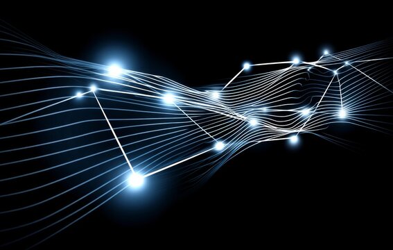 The concept of a smart global world network revolves around internet technology and data connections