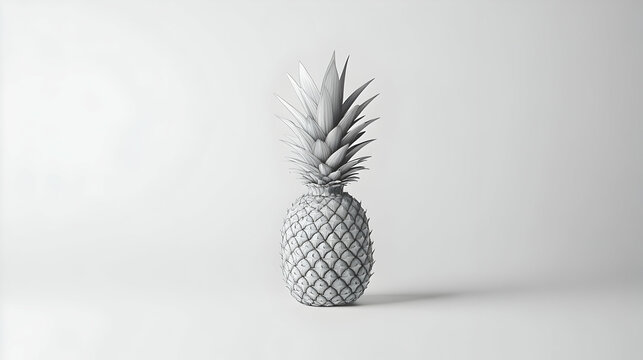 pineapple drawing illustration