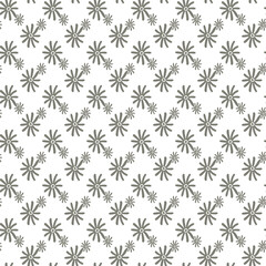 Magical Spring Garden Seamless Vector Pattern Design