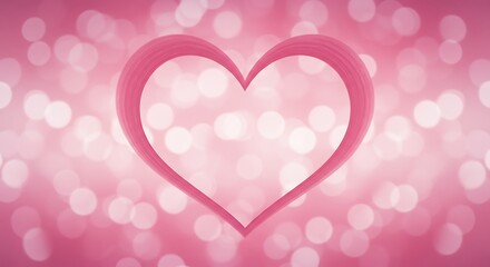 Heartfelt Bokeh: A Gentle Glow AI Generated